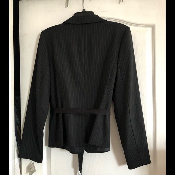 Halogen Three Button Pinstripe Blazer - Picture 2 of 15